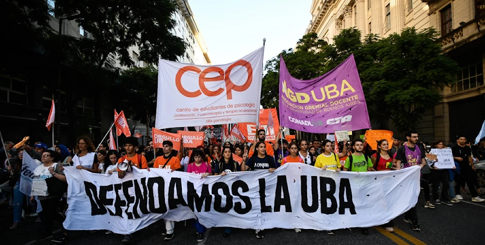 Comenzó este lunes paro universitario de 72 horas en Argentina