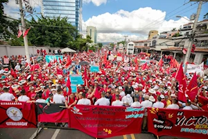 Honduras se moviliza masivamente en apoyo a Xiomara Castro y en rechazo a intentonas golpistas