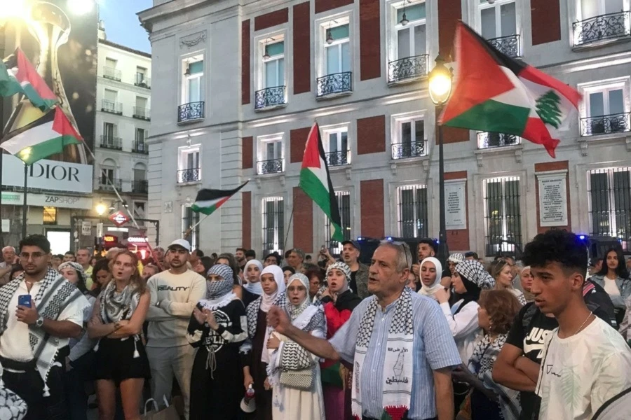 Madrid alzó la voz contra el genocidio practicado por Israel en Gaza