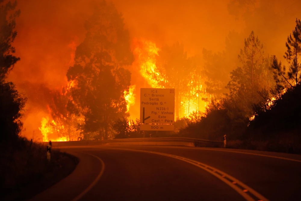 Portugal reporta más de 100 incendios forestales