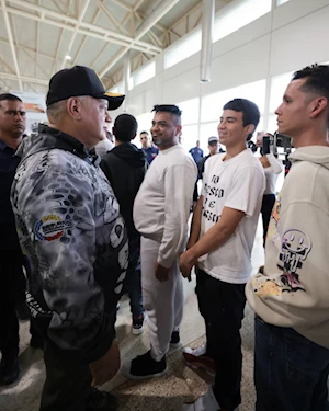 El emotivo regreso de los migrantes venezolanos desde Estados Unidos en fotos