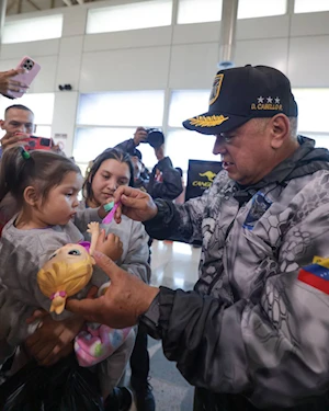 El emotivo regreso de los migrantes venezolanos desde Estados Unidos en fotos