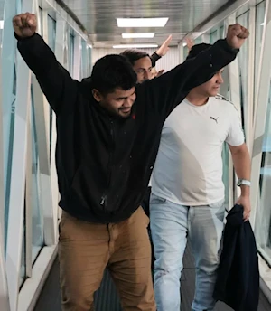 El emotivo regreso de los migrantes venezolanos desde Estados Unidos en fotos