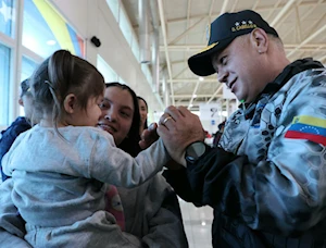 El emotivo regreso de los migrantes venezolanos desde Estados Unidos en fotos