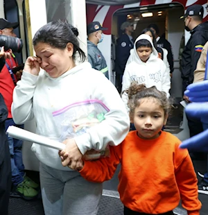 El emotivo regreso de los migrantes venezolanos desde Estados Unidos en fotos