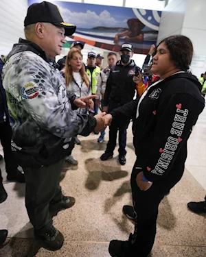 El emotivo regreso de los migrantes venezolanos desde Estados Unidos en fotos